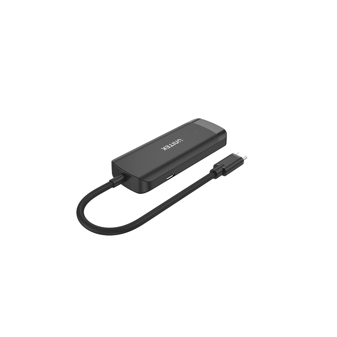 Unitek uHUB Q4+ 4-in-1 Powered USB-C Ethernet Hub in Qatar Unitek uHUB Q4+ 4-in-1 Powered USB-C Ethernet Hub in Qatar